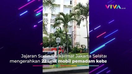 Gedung Cyber Terbakar, Sejumlah Karyawan Terjebak