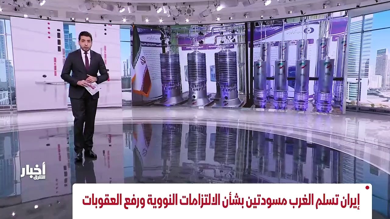 ...بعد تحذير الوكالة الذرية من بدء طهران ان...
