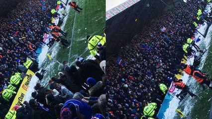 'Snowball fight brings the Livingston/Rangers clash to a temporary halt - Halftime Entertainment'