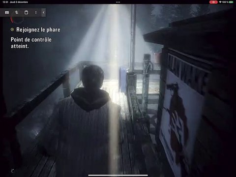 Alan Wake Remastered sur un iPad Pro via GeForce Now RTX 3080