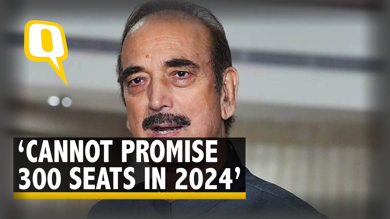 Watch | ‘Can’t see Congress Winning 300 seats in 2024 Elections’: Ghulam Nabi Azad