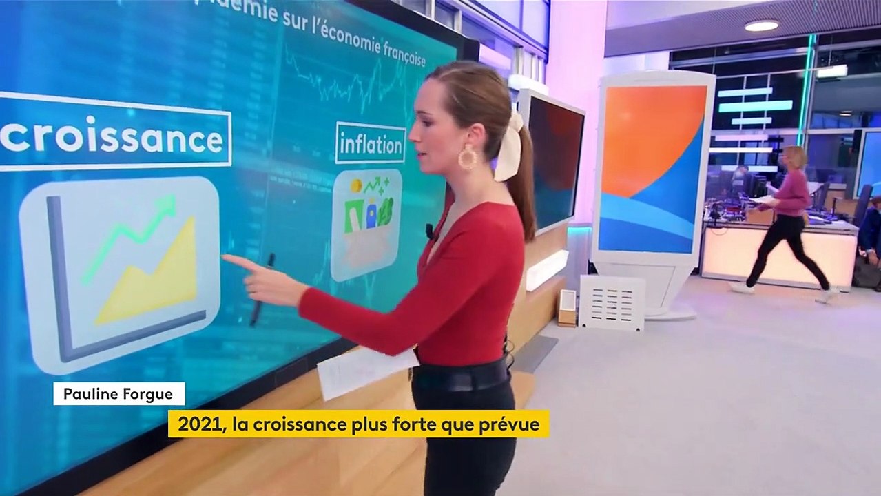 Économie : une croissance française plus forte que prévue en 2021 - Vidéo  Dailymotion