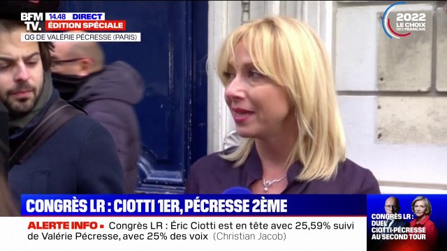 Congrès LR: Florence Portelli, soutien de Valérie Pécresse, est très heureuse pour sa championne