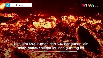 Sungai Lava 'Neraka La Palma' Bikin Merinding