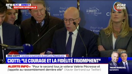 Éric Ciotti: "Je suis le seul à pouvoir battre Emmanuel Macron"