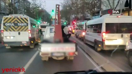İnsan canı bu kadar ucuz olmamalı! Trafikte tehlikeli yolculuk