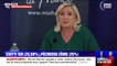 Pour Marine Le Pen, les résultats du premier tour du congrès LR sont "quand même un peu comme le quatre quart breton"