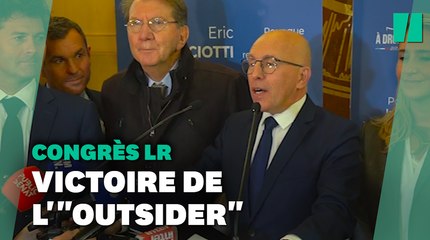 Download Video: Au congrès LR, Éric Ciotti savoure sa victoire après le premier tour