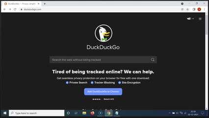 How to Enable Dark Theme on DuckDuckGo.com on Windows 10?