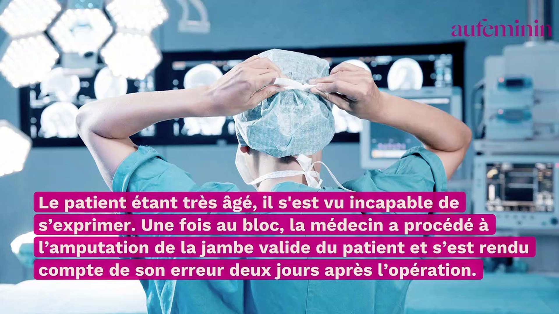 ampute de la mauvaise jambe un patient fait condamner sa chirurgienne video dailymotion