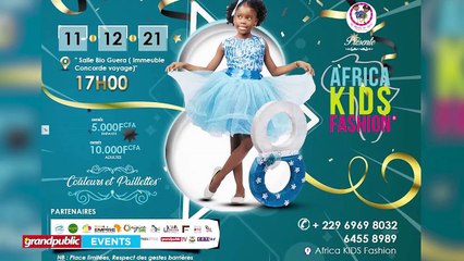 BÉNIN | AFRICA KIDS FASHION : UNE 8ÈME ÉDITION EN COULEUR ET EN PAILLETTE