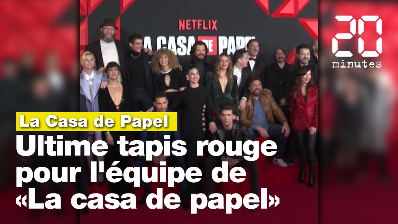Netflix: Dernier tapis rouge et dernière saison pour «La Casa de Papel» -  Vidéo Dailymotion