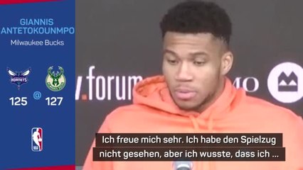 Giannis scherzt: “Vielleicht werde ich alt”