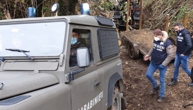 Benevento - Taglio abusivo di legname nel Parco Regionale Taburno-Camposauro: denunce e sequestri (02.12.21)