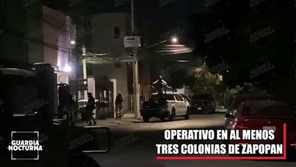 Gran operativo en tres colonias de Zapopan tras la liberación de una persona