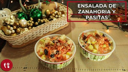 Ensalada dulce de zanahoria con pasitas | Receta fácil | Directo al Paladar México