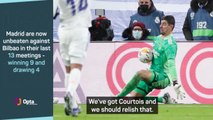 Courtois 'up there' with the best Ancelotti has worked with