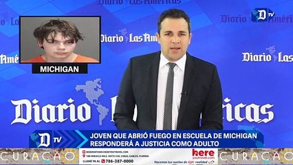 Joven que abrió fuego en escuela de Michigan responderá a Justicia como adulto |El Diario en 90 segundos
