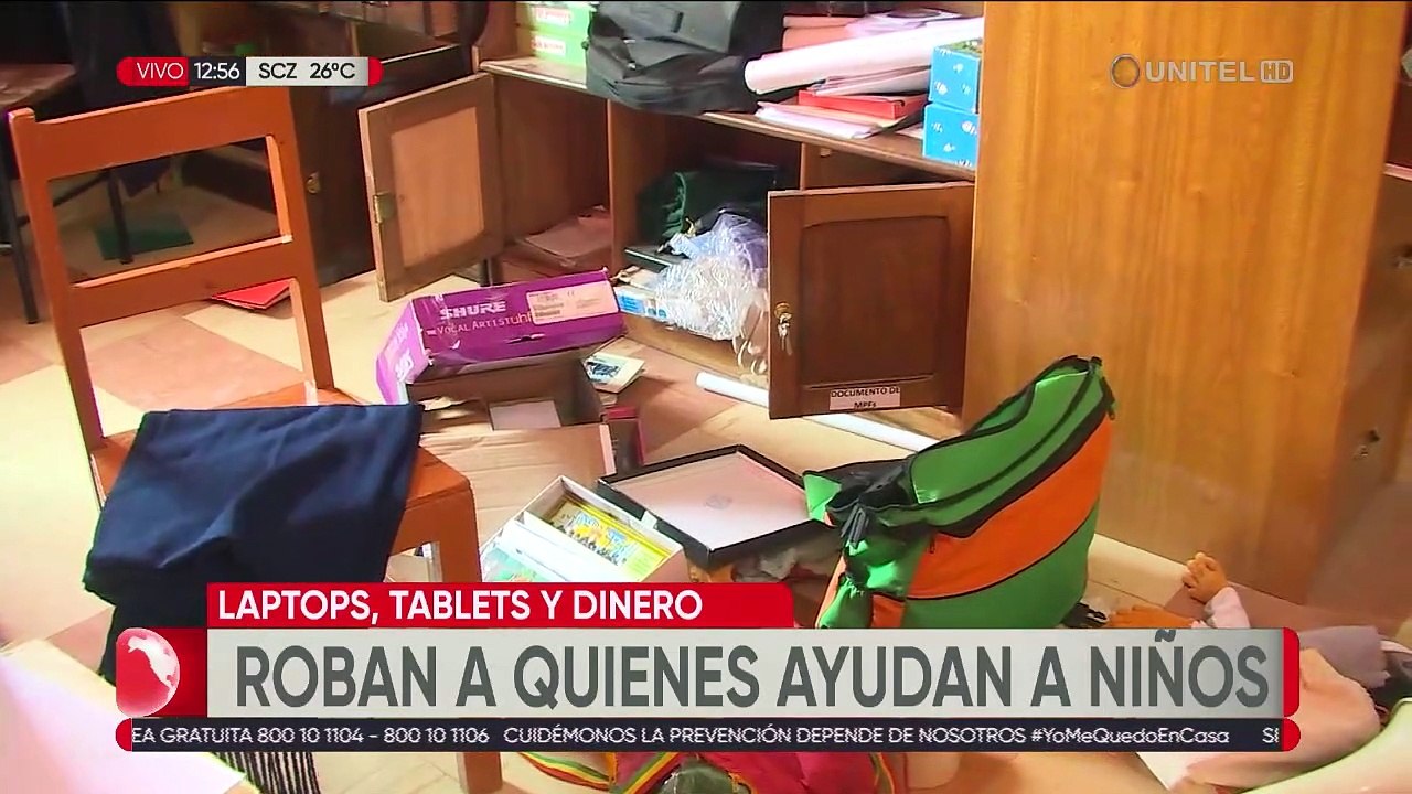Roban dinero y equipos eléctricos de una Fundac...