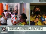 Caracas | Más del 51% de los estudiantes de la U.E.N Sucre están inmunizados contra la COVID-19