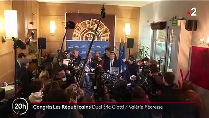 Congrès Les Républicains : Éric Ciotti affrontera Valérie Pécresse au second tour