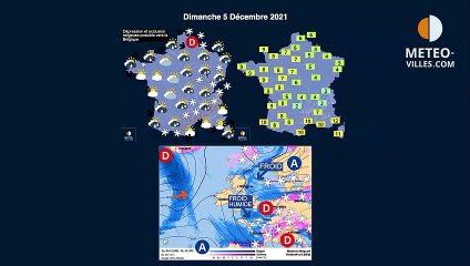 previsions meteo du jeudi 2 décembre 2021