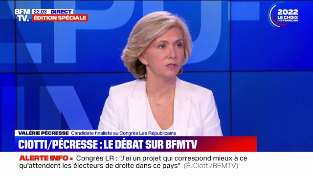 Valérie Pécresse: J'ai pris l'engagement de soutenir le candidat qui arrivera en tête du congrès LR