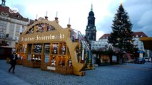 Знаменитый рождественский базар в Дрездене стал жертвой пандемии коронавируса (02.12.2021)