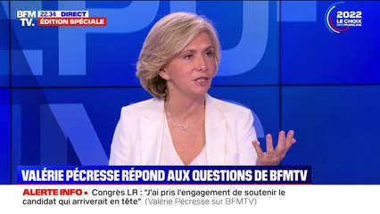 Valérie Pécresse: "Une femme qui fait comme moi, comme l'ont fait Angela Mekel et Margaret Thatcher, peut défendre les intérêts de son peuple"
