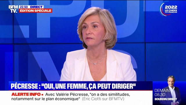 Valérie Pécresse: On n'aura pas besoin d'Édouard Philippe, Gérald Darmanin ou Bruno Le Maire en cas de victoire à la présidentielle