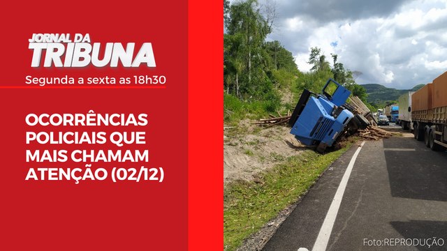 OCORRÊNCIAS POLICIAIS QUE MAIS CHAMAM ATENÇÃO (02/12)