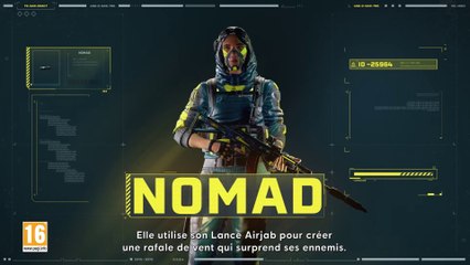 Rainbow Six Extraction - Présentation d'agent Nomad