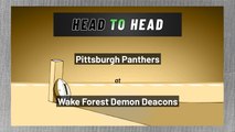 Pittsburgh Panthers at Wake Forest Demon Deacons: Spread