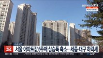 서울 아파트값 6주째 상승폭 축소…세종·대구 하락세