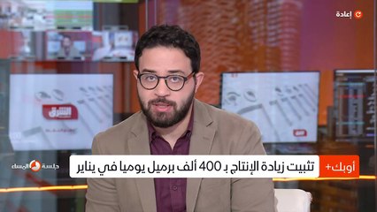 ...نيا اسعار الخام تراجعت طبعا على الفور . ...