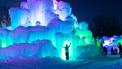 Mild temperatures delay annual Idaho Ice Palace