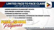 28 paaralan sa NCR, magbabalik na sa face-to-face classes simula sa Dec. 6