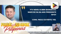 Rep. Paolo Duterte, naghayag ng suporta kay ex-Sen. Marcos Jr. para sa 2022 presidential elections