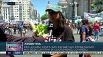 Ciudadanos argentinos se movilizan para solicitar al Congreso la aprobación de nuevas leyes