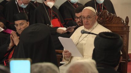 Francisco llegó a Chipre y criticó la construcción de "muros del miedo"