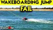 'Kid's first-ever wakeboarding jump is a SPLASHIN' disaster '