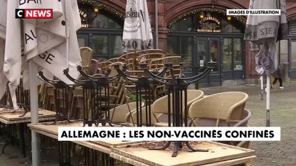 Allemagne : les non-vaccinés confinés