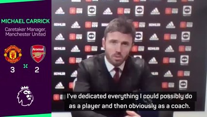 'It takes over your life' - Carrick on why he's stepping away from Manchester United