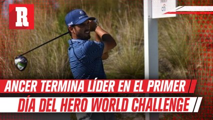 Abraham Ancer termina líder en el primer día del Hero World Challenge en Bahamas