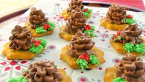 【かわいいメレンゲクッキー】まつぼっくり／クリスマス【Meringue Cookies】Pinecones/Christmas머랭쿠키 馬林糖