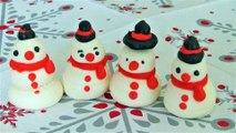 【かわいいメレンゲクッキー】雪だるま/クリスマス【Meringue Cookies 】Snowmen/Christmas　머랭쿠키　馬林糖/蛋白脆餅