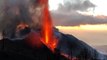 Lava shoots more than 1,000 feet into the air as Cumbre Vieja volcano keeps erupting