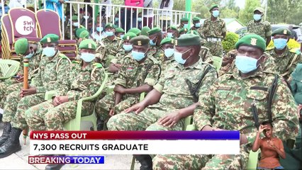 PRESIDENT KENYATTA PRESIDES OVER NYS PASS OUT