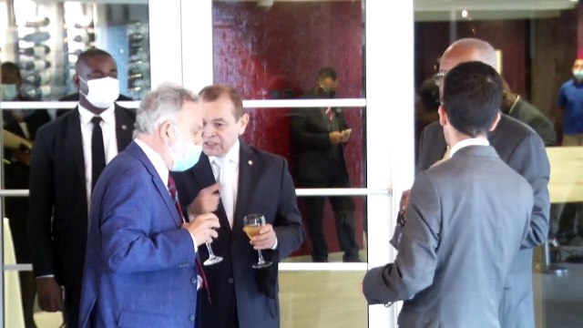 Seremoni pou salye nouvo minis afè etranjè a Jean Victor Généus