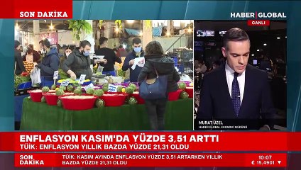 Enflasyon rakamları açıklandı